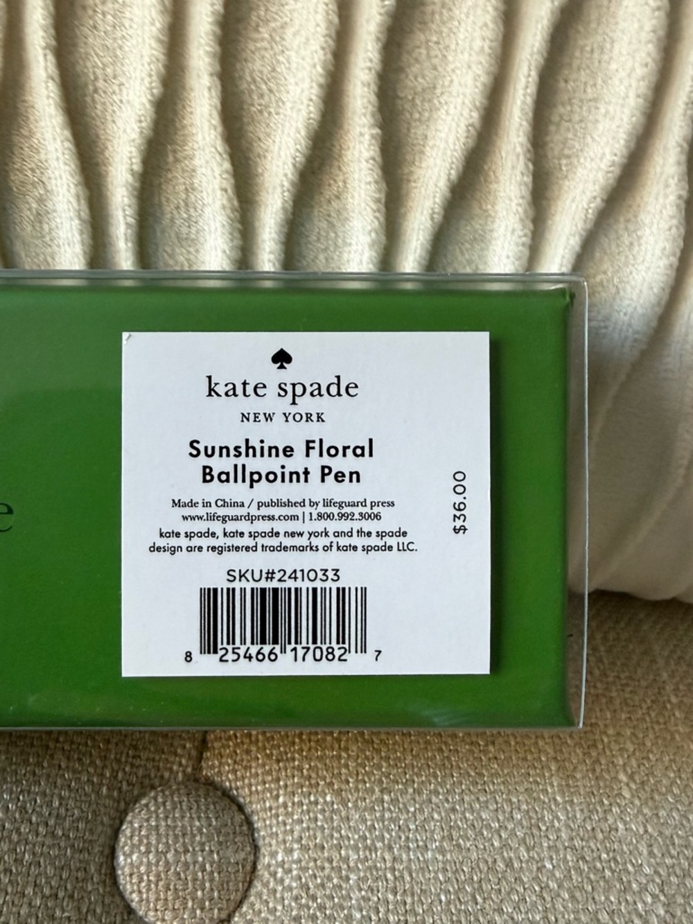 Kate Spade New York "Sunshine Floral" Ballpoint Pen with Gift Box - Picture 5 of 5